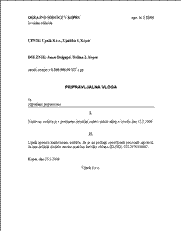 Obvestilo upnika o dolžnikovi EMŠO - S pomočjo tega obrazca upnik sestavi obvestilo, s katerim sodišču sporoči dolžnikovo EMŠO (enotno matično številko občana).

Podatek o EMŠO je obvezen, kadar upnik predlaga izvršbo na vrednostne papirje dolžnika pri Klirinško depotni družbi (KDD) ali na dolžnikove nepremičnine.

Upnik lahko pridobi podatek o dolžnikovi EMŠO s poizvedbo o dolžnikovi EMŠO (enotni matični številki občana).