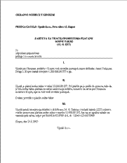 Zahteva upnika za vračilo sodne takse, ki je bila plačana na račun napačnega sodišča - S pomočjo tega obrazca upnik, ki je v izvršilnem postopku znesek sodne takse pomotoma nakazal na račun napačnega (nepristojnega) sodišča, od tega sodišča zahteva vračilo pomotoma nakazanega zneska.