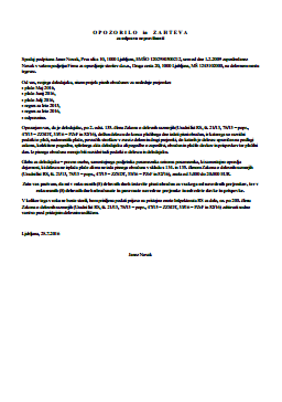 Zahteva za izdajo plačilne liste Zahteva za izdajo plačilne liste