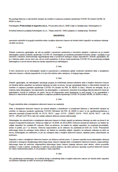 Soglasje delavcev za odreditev dela s skrajšanim delovnim časom Soglasje delavcev za odreditev dela s skrajšanim delovnim časom